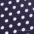 Imprimés tricotés à pois en coton Spandex